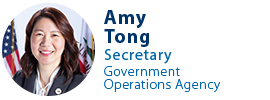 Amy Tong, Secretary, Government Operations Agency