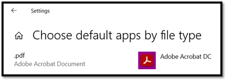 Choose PDF viewer screenshot