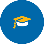 Graduation cap icon