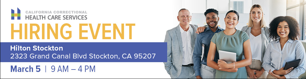 Explore a fulfilling career in behavioral health at "The Difference You Make," a virtual info session designed for students, recent graduates, and career changers interested in becoming a Psychiatric Technician (Psych Tech) with California Correctional Health Care Services (CCHCS).